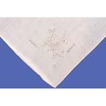 White Flower Handkerchief